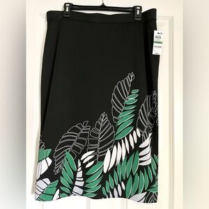 NWT Alfani Floral Midi Skirt - Sz Large